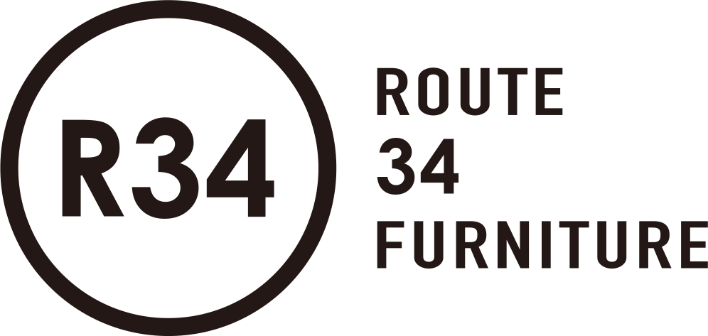 R34ロゴ　Route 34 Funiture ルート34ファニチャー　ロゴ